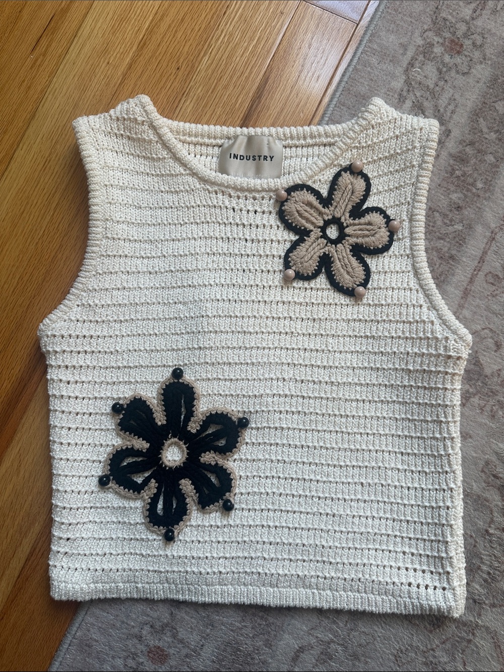 Crochet beaded Tank Top